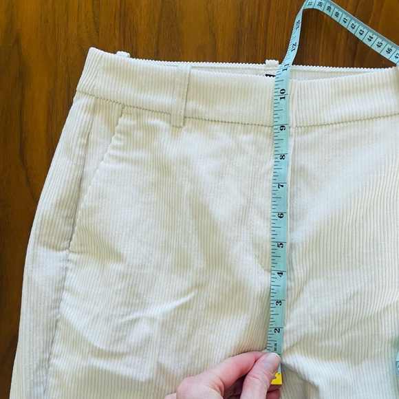 J. Crew Wide Leg Corduroy Pant in Cream NWT - Picture 9 of 10